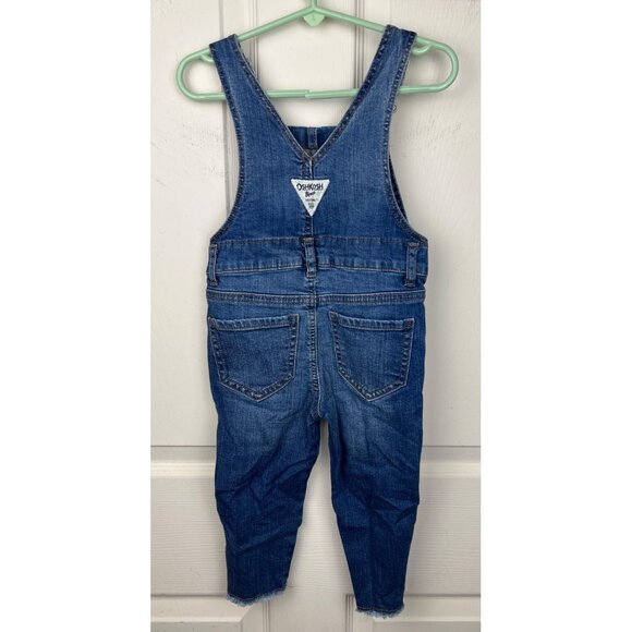 OshKosh Denim Overalls Fringe Hem - Picture 7 of 12